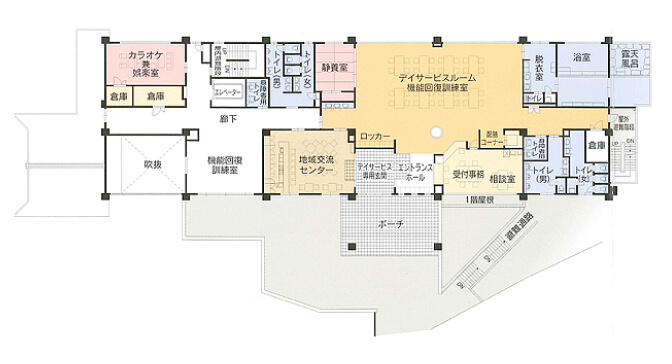 2階のフロアマップ